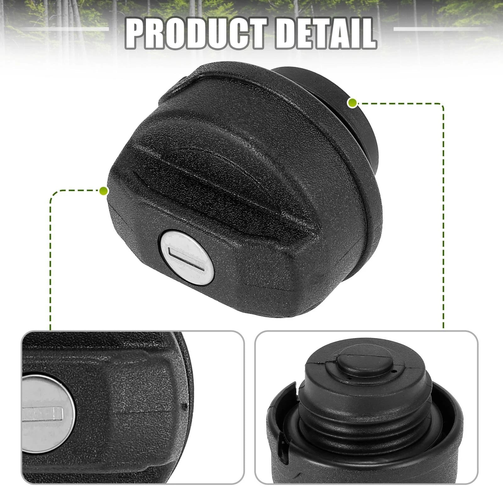 Fuel Tank Cap Cover Door Accessories with Keys 191201551 for Audi 80 (1986–1996)