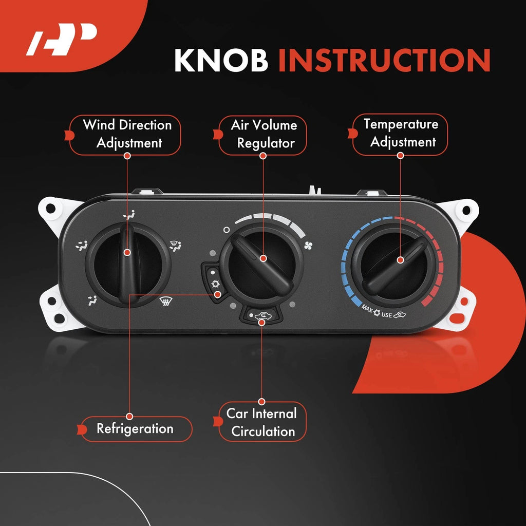 A/C Control Panel for Jeep Wrangler JL (2018-2023)