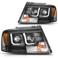 LED DRL Projector Headlight for Ford F150/Lincoln Mark LT (2004–2008)