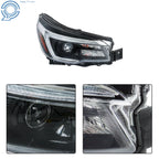 LED Headlight Assembly for Subaru Forester (2021) - Passenger Side, Black Trim