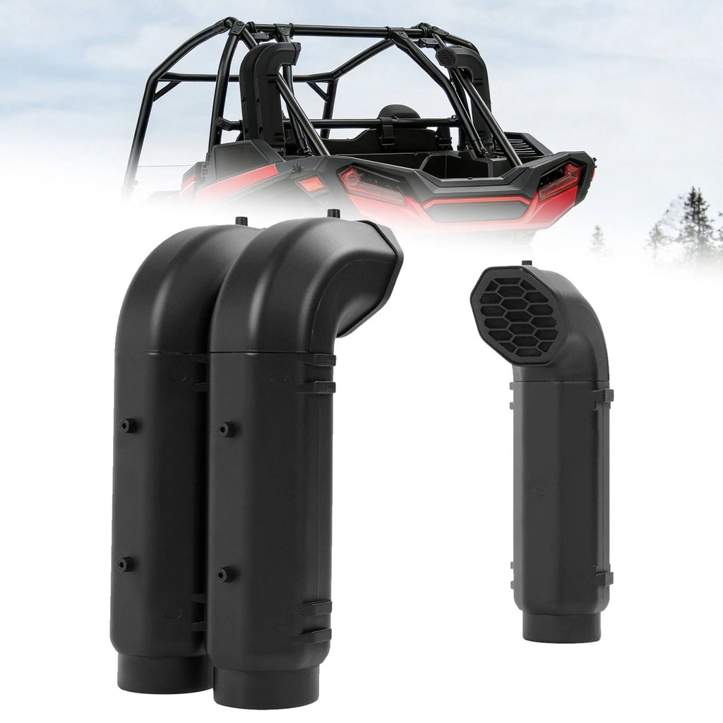 Snorkel Riser Kit for Polaris RZR Turbo (2016–2021) Painted Black