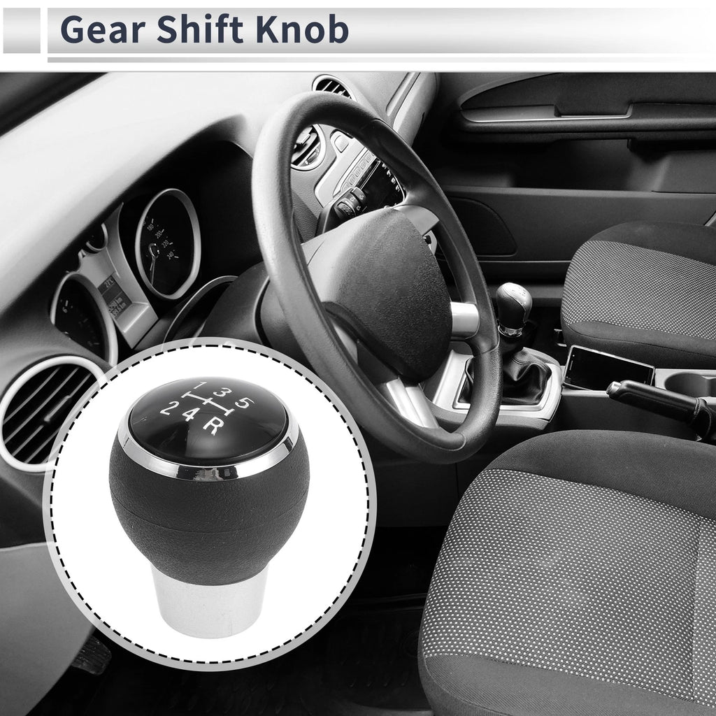 5 Speed Manual Gear Shifter Knob for Mitsubishi ASX (2013–2015) Black Plastic