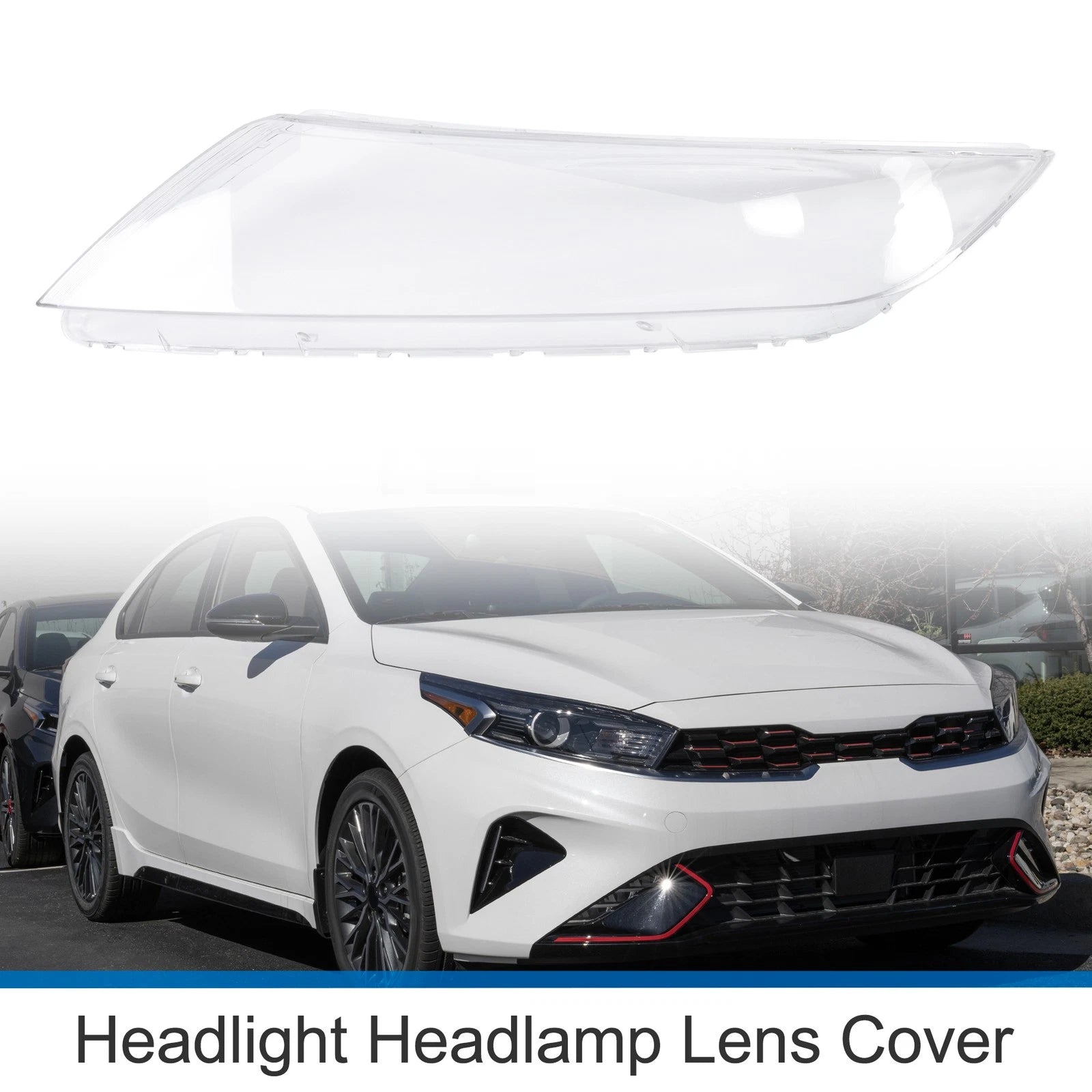 Headlight Lens Cover for Kia Optima (2011–2013) PC Clear