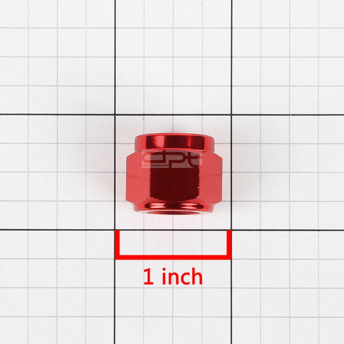6AN 3/8" Tubing Sleeve Nut Flare Fitting for Aluminum/Steel Hard Line