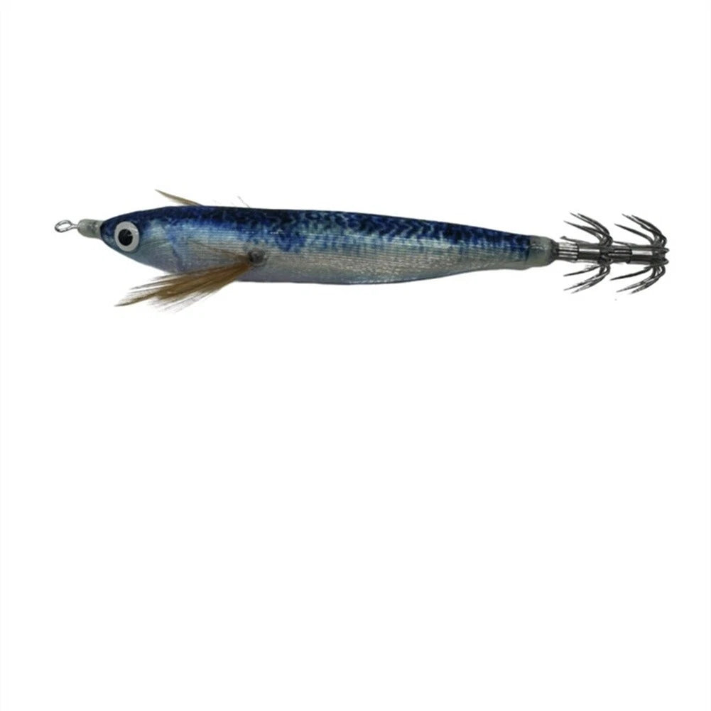 Glow Squid Lure 12cm with BKK Hook for Saltwater Fishing