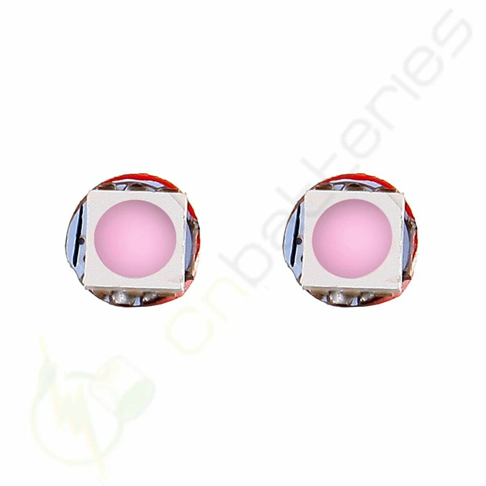 100X T5 74 Wedge 5050 SMD LED Light Bulbs for Instrument Gauge Dash