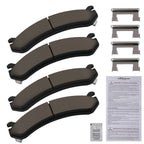 Front Ceramic Brake Pads Set for Chevrolet Avalanche, Express, Silverado, Suburban (2001–2013)