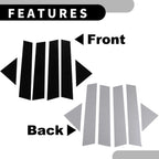 Set of 6 Car Pillar Window Trim Covers for Chrysler 300 300C (2005–2010)