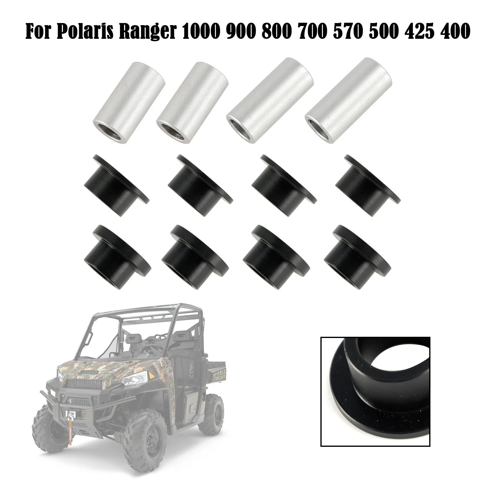 Shock Absorber Bushings for Polaris Ranger 570 700 800 900 1000 (2015–2023)