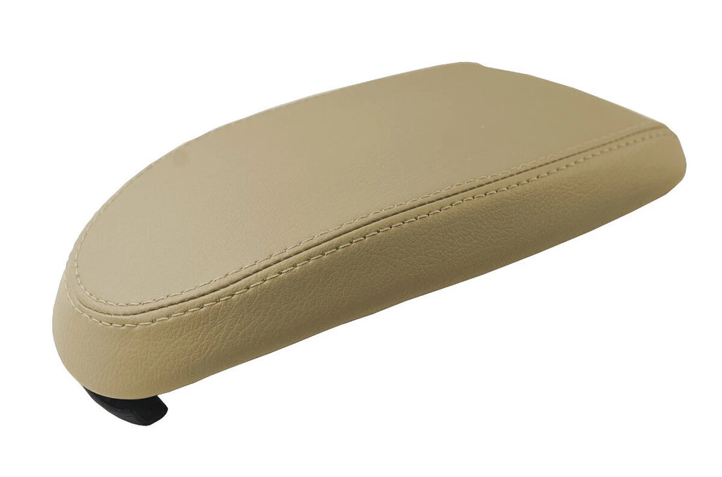 Leather Console Lid Pull Over Cover for Ford Focus (2000–2007) Beige