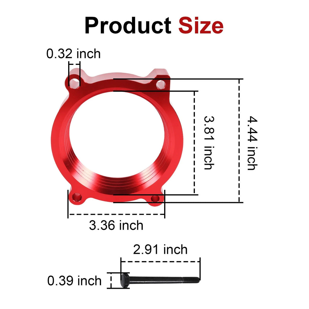 Throttle Body Spacer for Chevy Silverado 1500 GMC Sierra 1500 (2007-2013)