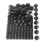 87PCS Bolt Topper Caps for Harley Softail Twin Cam (1984–2006) Chrome/Black