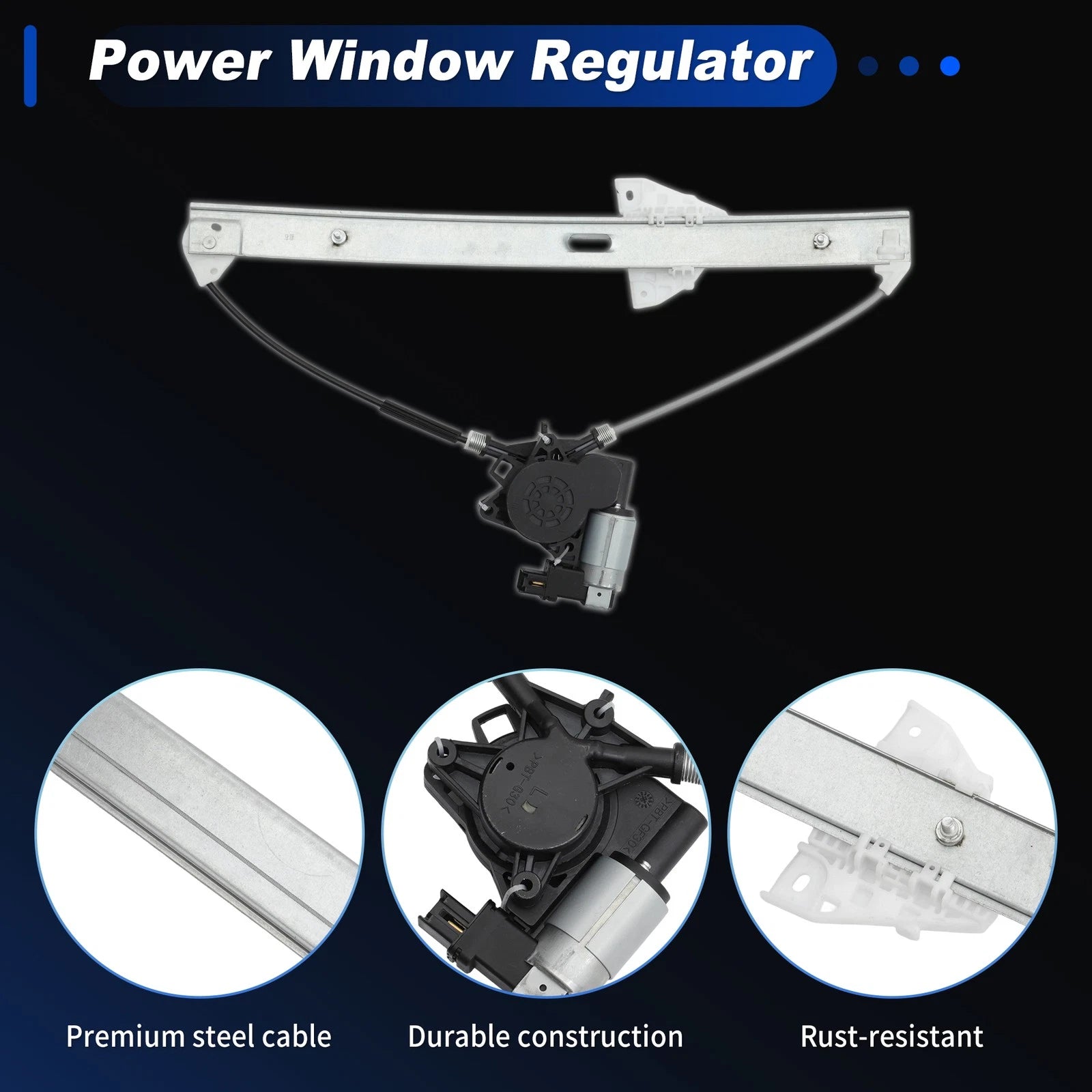 Front Right Power Window Regulator with Motor for Mazda CX-7 (2007–2012) No. 748-094