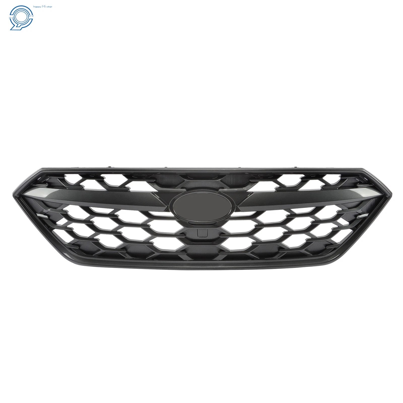 Front Bumper Upper Grille for Subaru WRX (2022–2024) Dark Gray Plastic