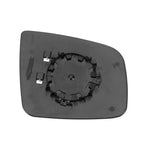 Left Side Heated White Mirror Glass for Mercedes Viano (2010–2020)