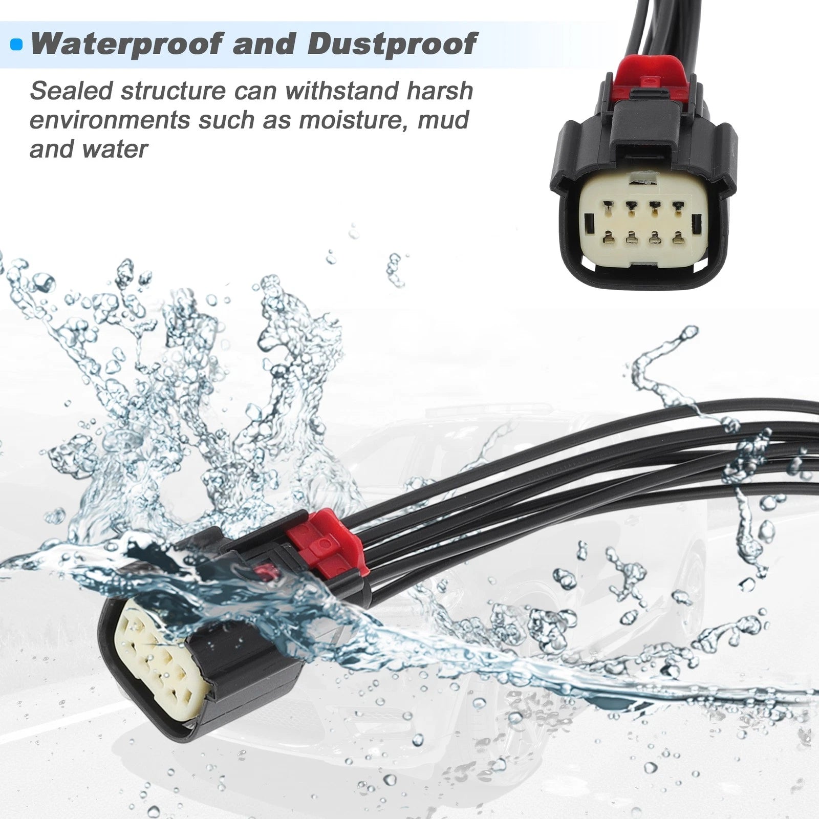 LED 8-Wire Headlight Connector for Dodge Durango (2021–2022)