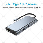 USB-C HDMI USB 3.0 Hub Adapter for MacBook Pro iPad Pro (2016–2023)