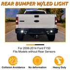 Rear Bumper with LED Lights for Ford F150 (2009–2014)