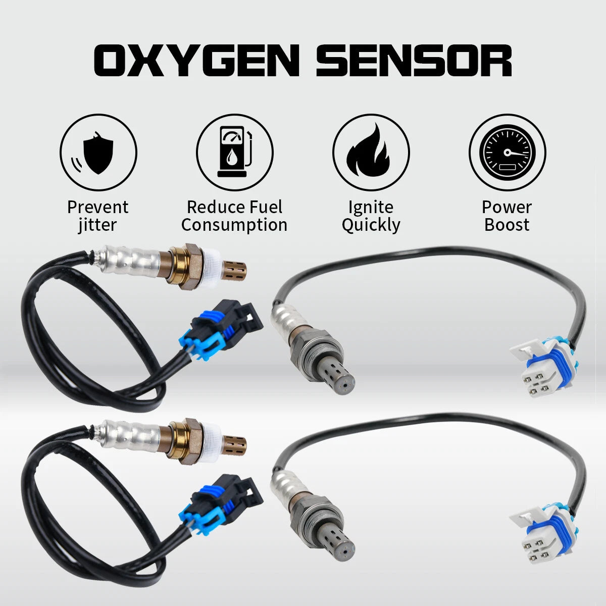 Set of 4 Oxygen Sensors for Chevrolet Express 1500 2500 3500 & GMC Savana 1500 2500
