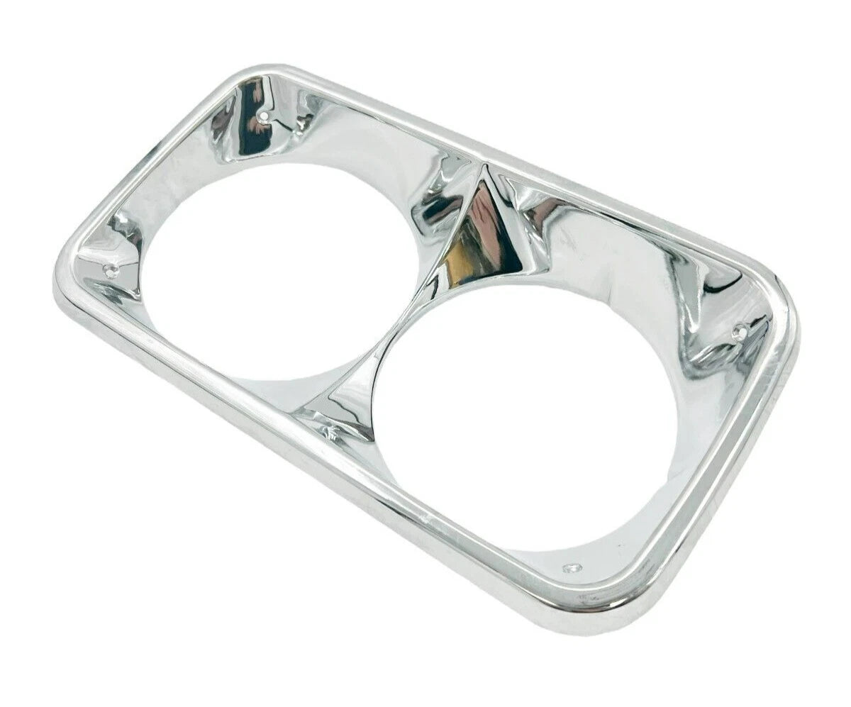 Headlamp Bezel Chrome Front Left Right Pair for 1969–1972 GMC Pickup Truck