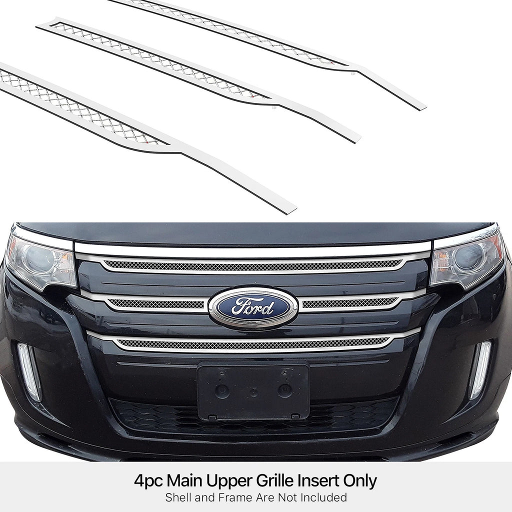 Stainless Steel Chrome Mesh Grille Insert for Ford Edge (2011-2014)