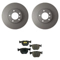 Hella Pagid Front 324mm Rotors & Disc Brake Pad Kit for BMW E39 (1996–2003)