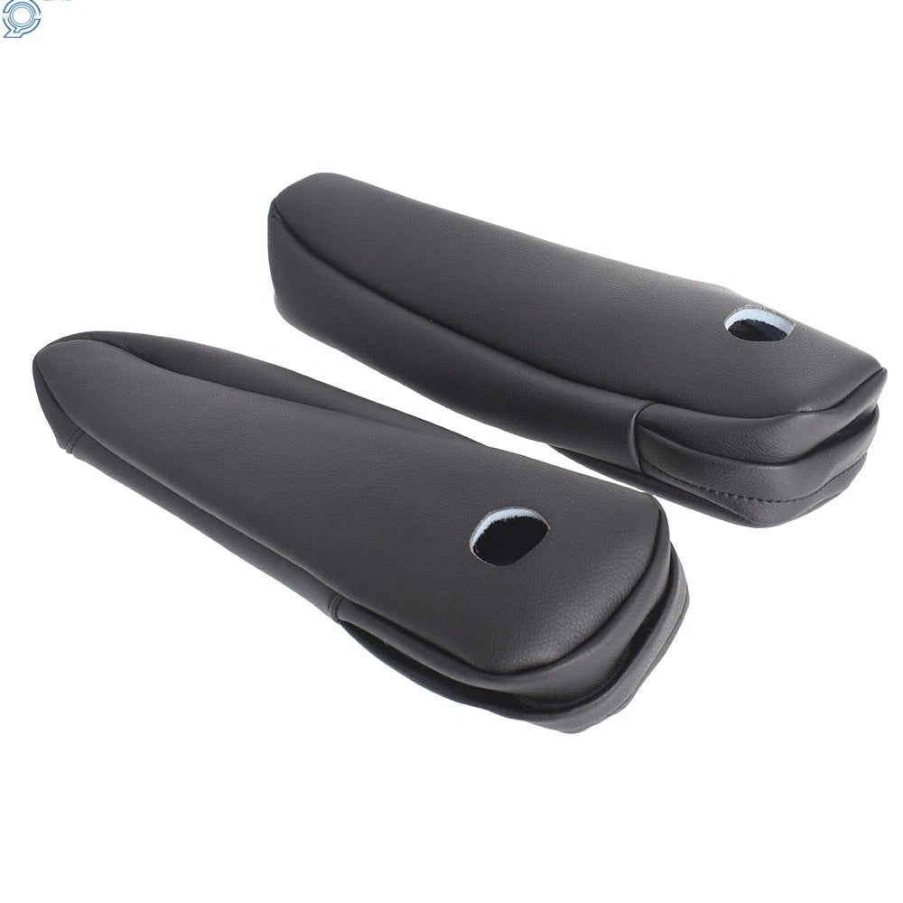 Armrest Cover for Honda CR-V (2007–2009) Black Leather Front Seat