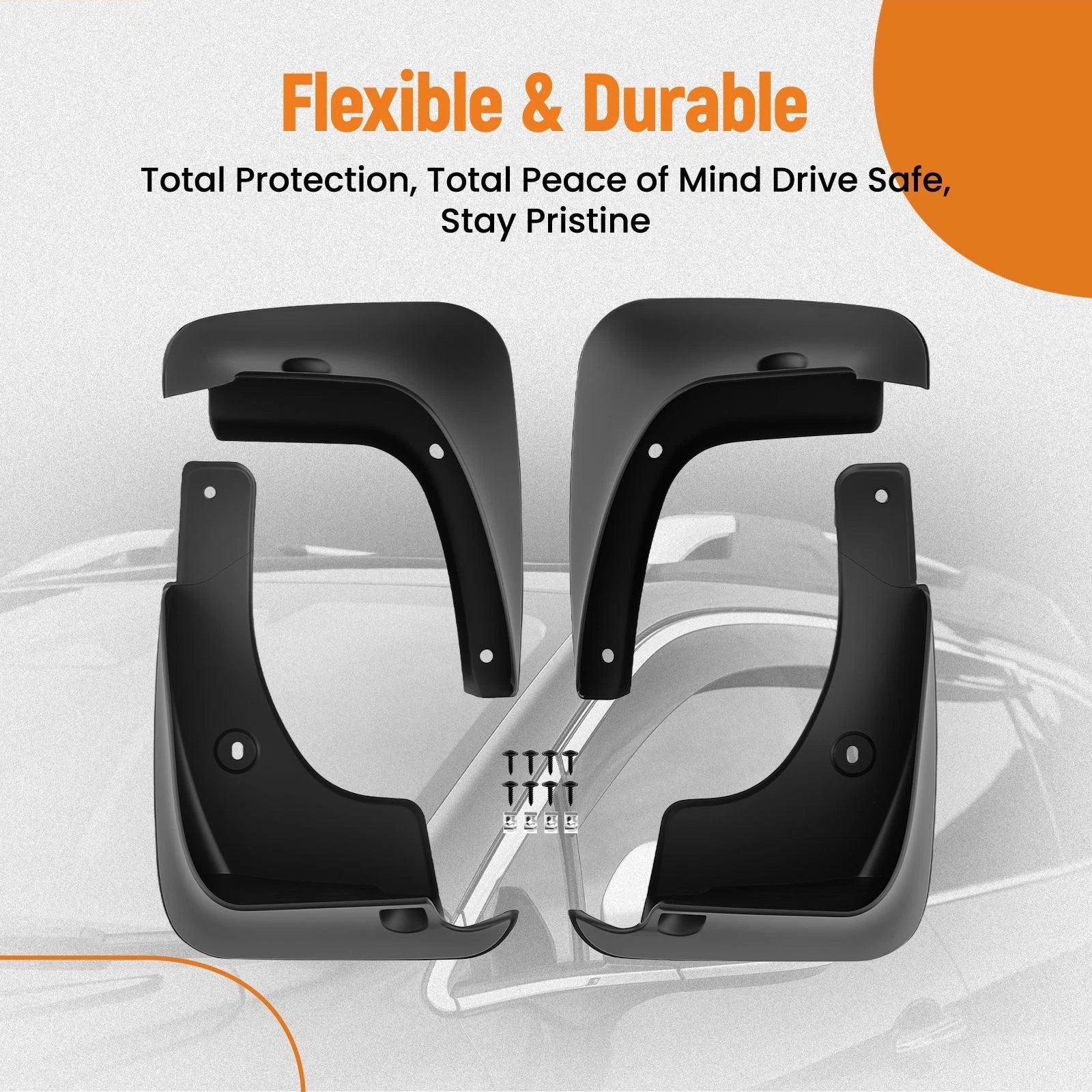 Set of 4 Anti-Splash Mud Guards for Toyota Camry (2002–2006)