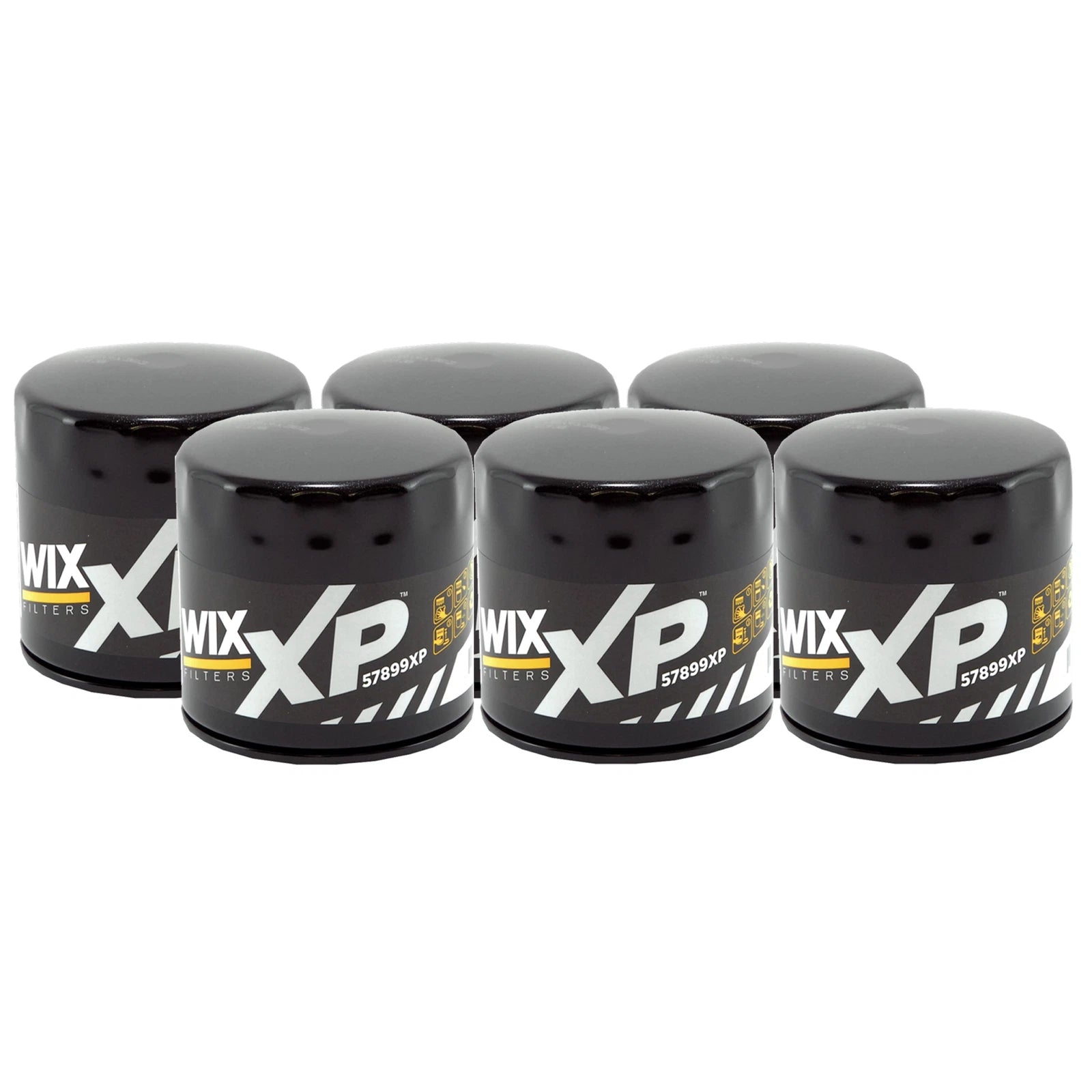 Set of 6 Wix XP Engine Oil Filters for Chrysler Dodge Jeep Ram