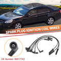 6X Spark Plug Wire Ignition Coil Cable No. 89017743 for Chevrolet Impala (2006–2009)