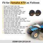 2x Wheel Caps for Yamaha Big Bear 250 350 Bruin 250 (1990–2006)