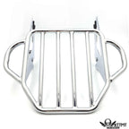 2X Chrome Detachables Luggage Rack Docking for Harley Touring Road King (2014–2019)