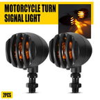 2X Motorcycle Bullet Turn Signal Blinker Light Indicator Amber Universal
