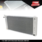 4 Row Aluminum Radiator for Chevrolet Silverado 2500 HD (2001–2013)