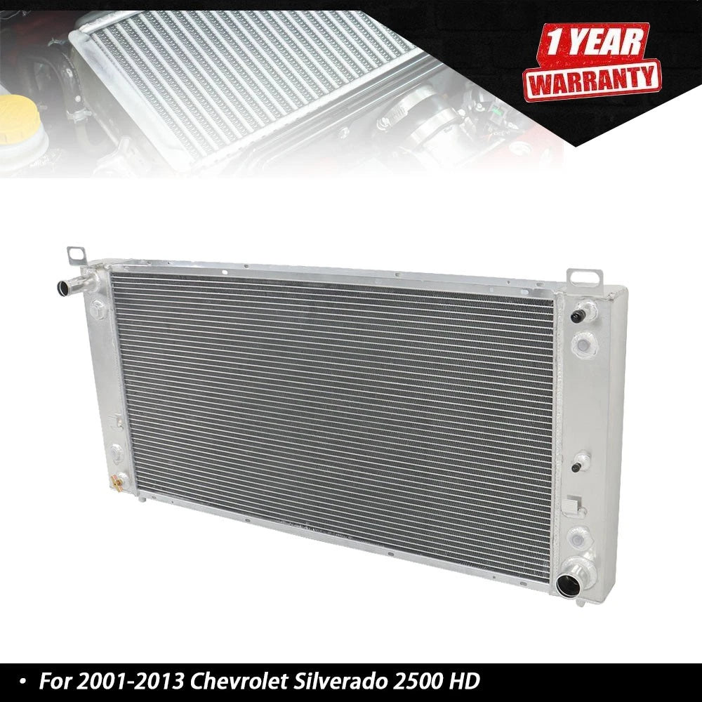 4 Row Aluminum Radiator for Chevrolet Silverado 2500 HD (2001–2013)