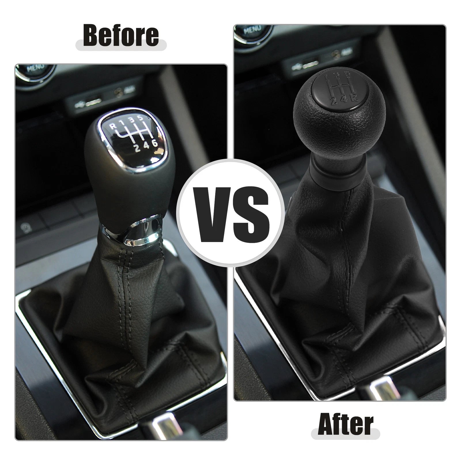 5 Speed Manual Gear Shift Knob for Suzuki Swift (2005–2010) Black