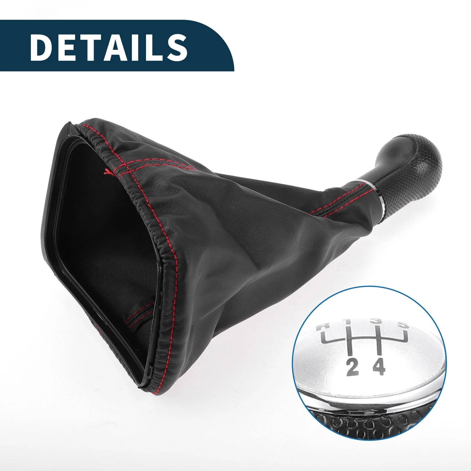 5 Speed Gear Shift Knob with Cover for Volkswagen Golf (1983–1991)