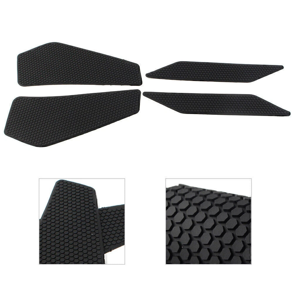4X Side Tank Traction Grip Pads for Kawasaki Ninja 400 (2018–2020)