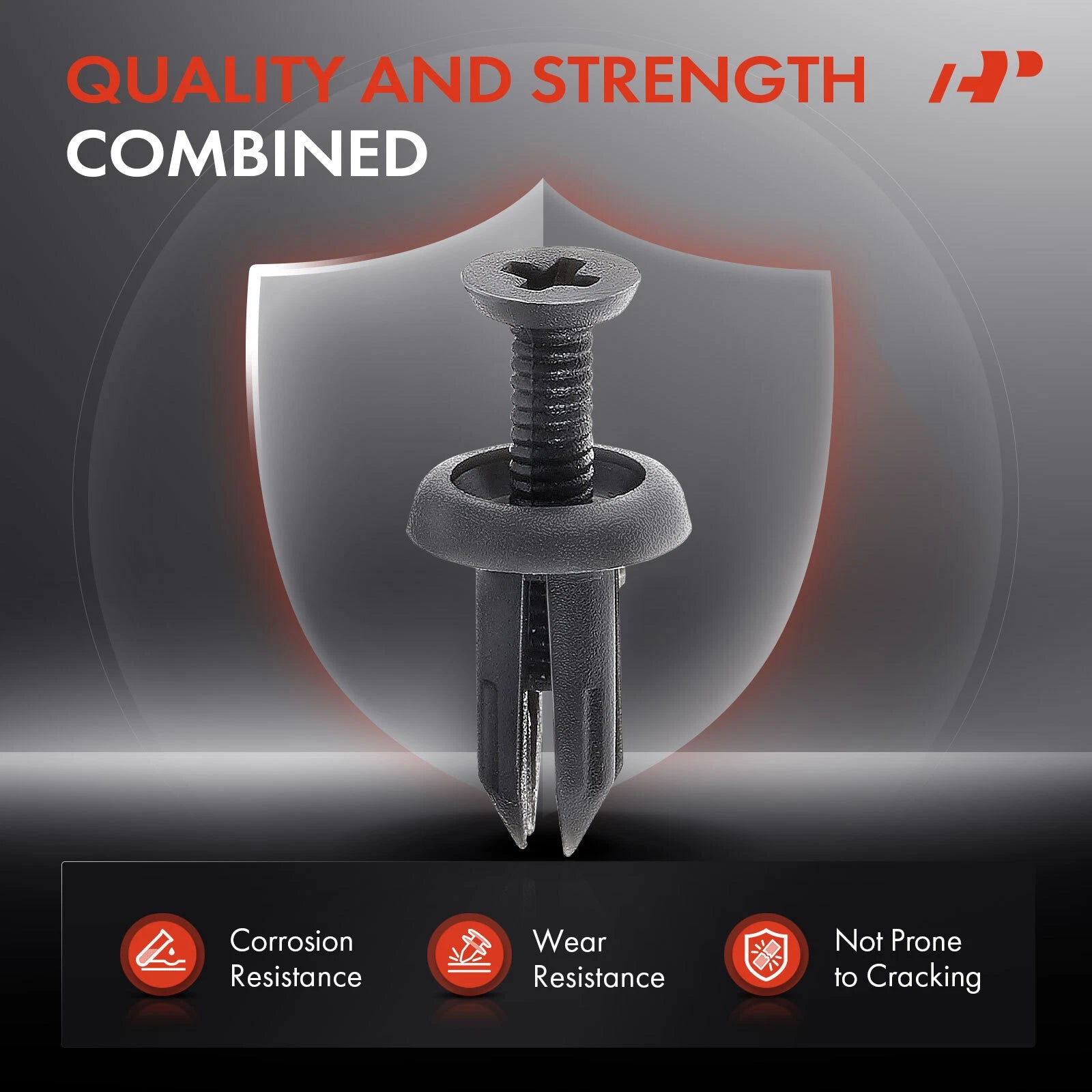 5mm Front Bumper Fascia Push Type Screw Retainer Clips for Lexus (30 Pack, 2-)