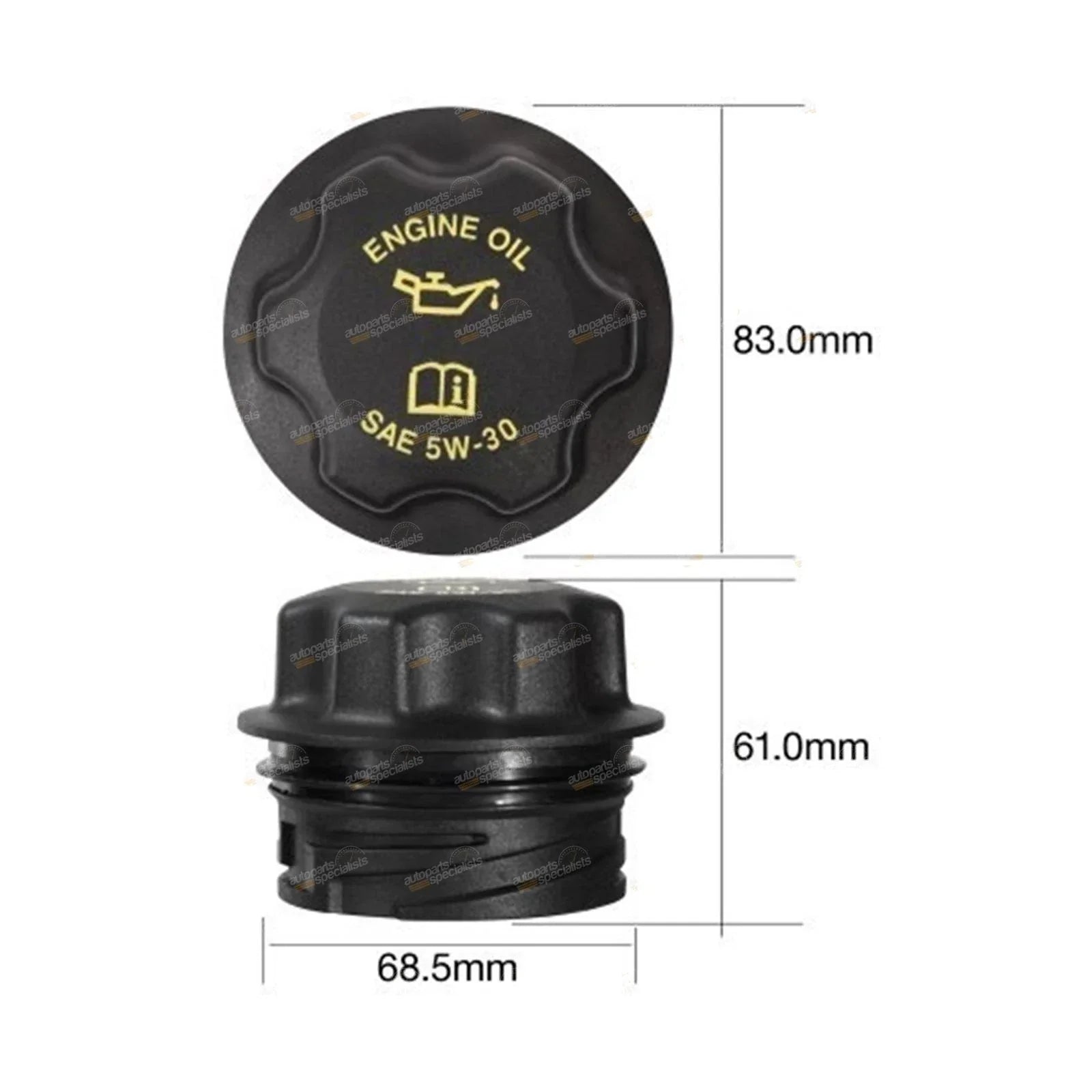 Engine Oil Cap for Jeep Grand Cherokee WH WJ 3.7L 4.7L (1999-2008)