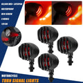 4X Bullet Turn Signal Lights for Harley Davidson Dyna Fatboy