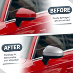 Set of 2 Chrome Plated Rearview Mirror Cover Caps for Audi A3 S3 RS3 (2013–2018)