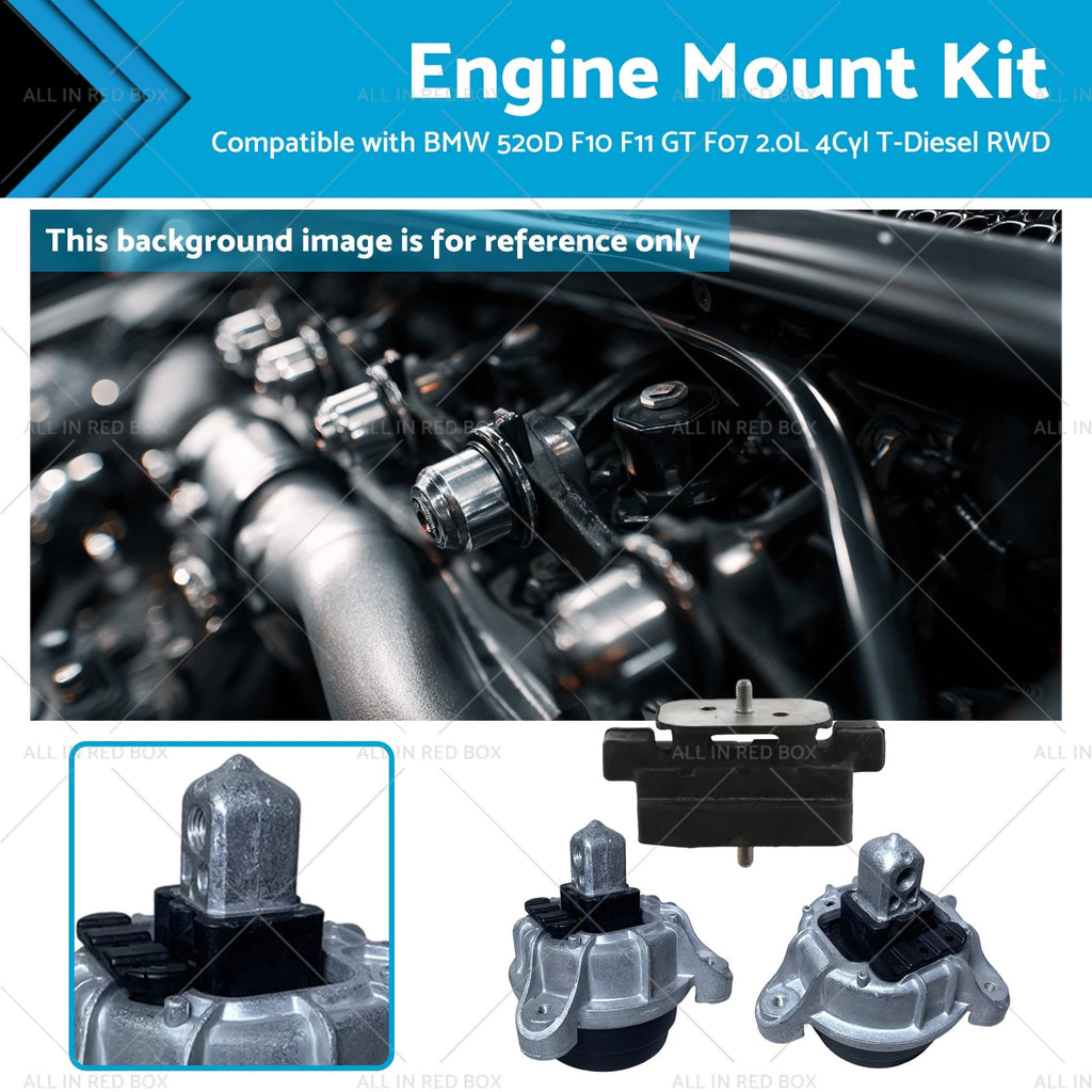 Engine Mount Kit for BMW 520D F10 F11 F07 (2010–2017)