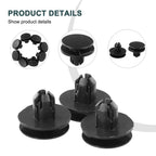 Clips 100pcs 8mm Fastener Clips for Acura