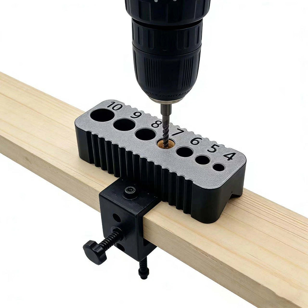 Drill Guide Block for Clean Boreholes (7 Holes)