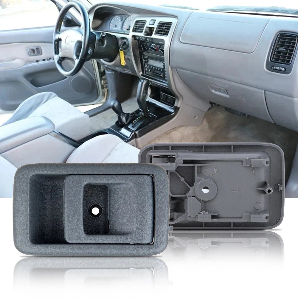 Set of 2 Interior Door Handles for Toyota Tacoma (2001–2004) 4Runner (1996–2002) Gray