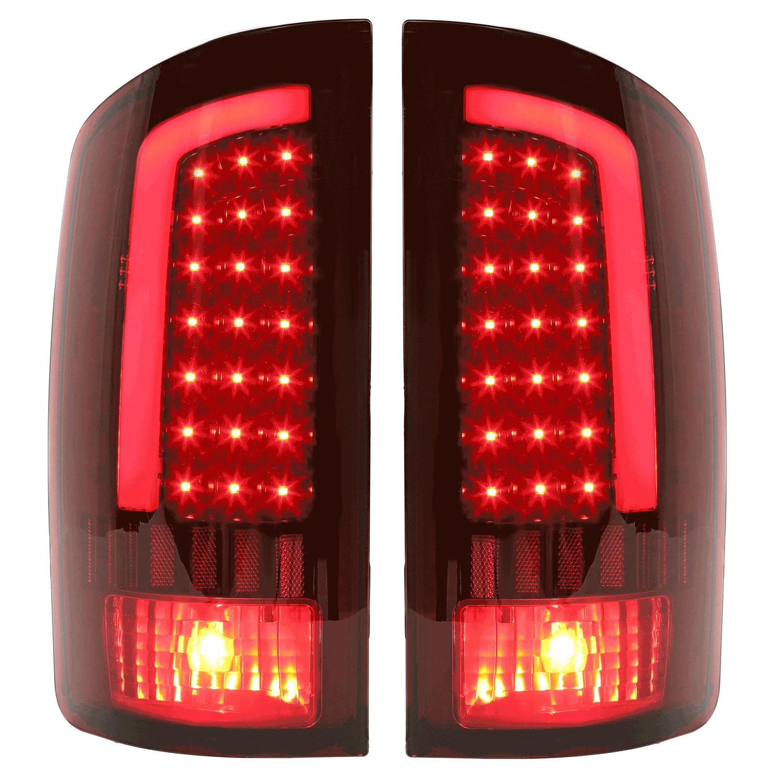 Set of 2 LED Tail Lights for Dodge Ram 1500 2500 3500 (2002–2006)