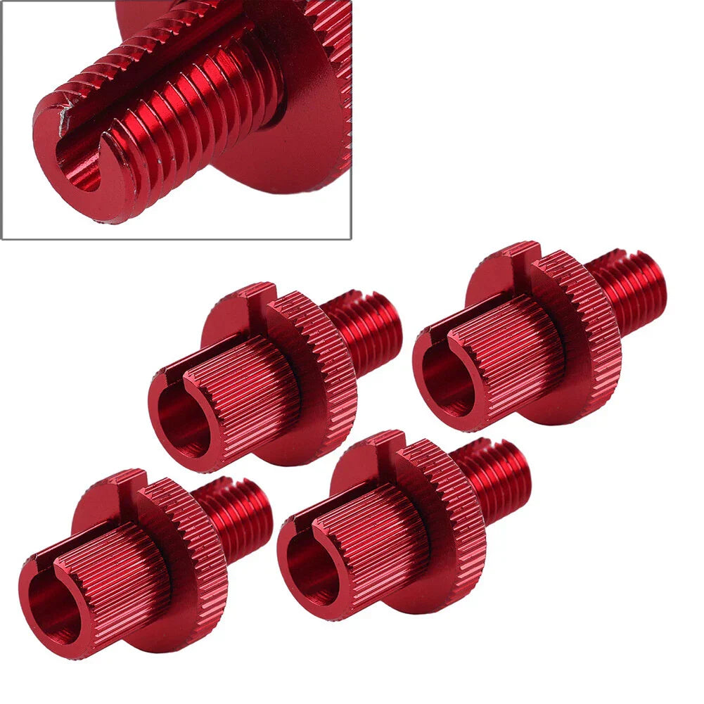 4 x 10mm Clutch Brake Throttle Cable Adjuster Screws for Motorcycle ATV Pit Bike