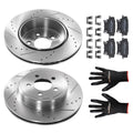 Rear Brake Rotors and Pads Kit for Dodge Challenger Charger (2006–2023)