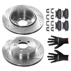 Rear Brake Rotors and Pads Kit for Dodge Challenger Charger (2006–2023)